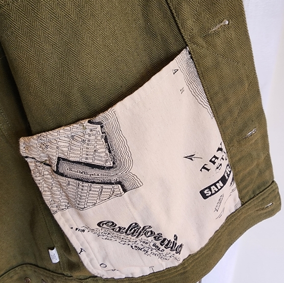 Taylor Stitch The Long Haul Jacket in Olive Herringbone - Picture 2 of 16